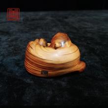 善也堂太行崖柏摆件《达摩》
