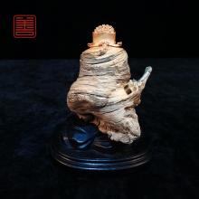 善也堂太行崖柏摆件《财神》