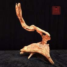 善也堂太行崖柏摆件《拼搏》