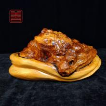 善也堂太行崖柏变异瘤摆件《大富贵》