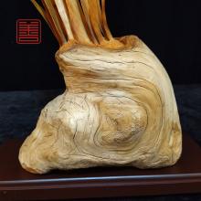 善也堂太行崖柏摆件《兰花》