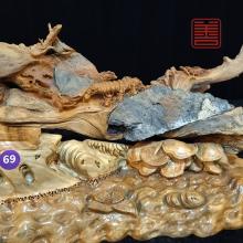 善也堂太行崖柏摆件《团队》