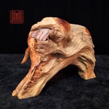 善也堂太行崖柏摆件《鸿运当头》