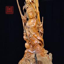 善也堂太行崖柏摆件《南海观音》