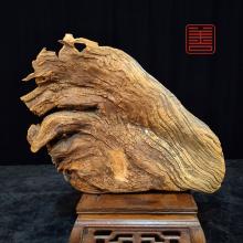 善也堂太行崖柏摆件《云端观音》