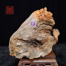 善也堂太行崖柏摆件《云端观音》