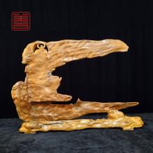 善也堂太行崖柏摆件《一心向佛》