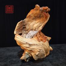 善也堂太行崖柏摆件《卧佛》