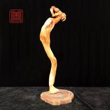 善也堂太行崖柏摆件《飞天》