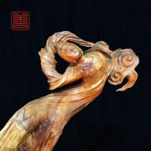 善也堂太行崖柏摆件《飞天》