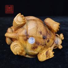 善也堂太行崖柏摆件《龙龟》