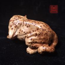 善也堂太行崖摆件《豹子》