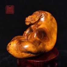 善也堂太行崖摆件《祥龙悟道》