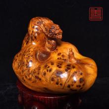 善也堂太行崖摆件《祥龙悟道》