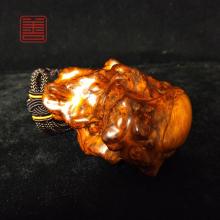 善也堂太行崖柏瘤疤随型手把件