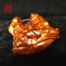 善也堂太行崖柏瘤疤随型手把件