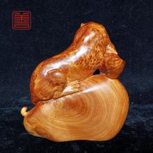 善也堂太行崖摆件《豹子》
